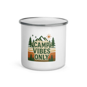 Camp Vibes Only Enamel Mug
